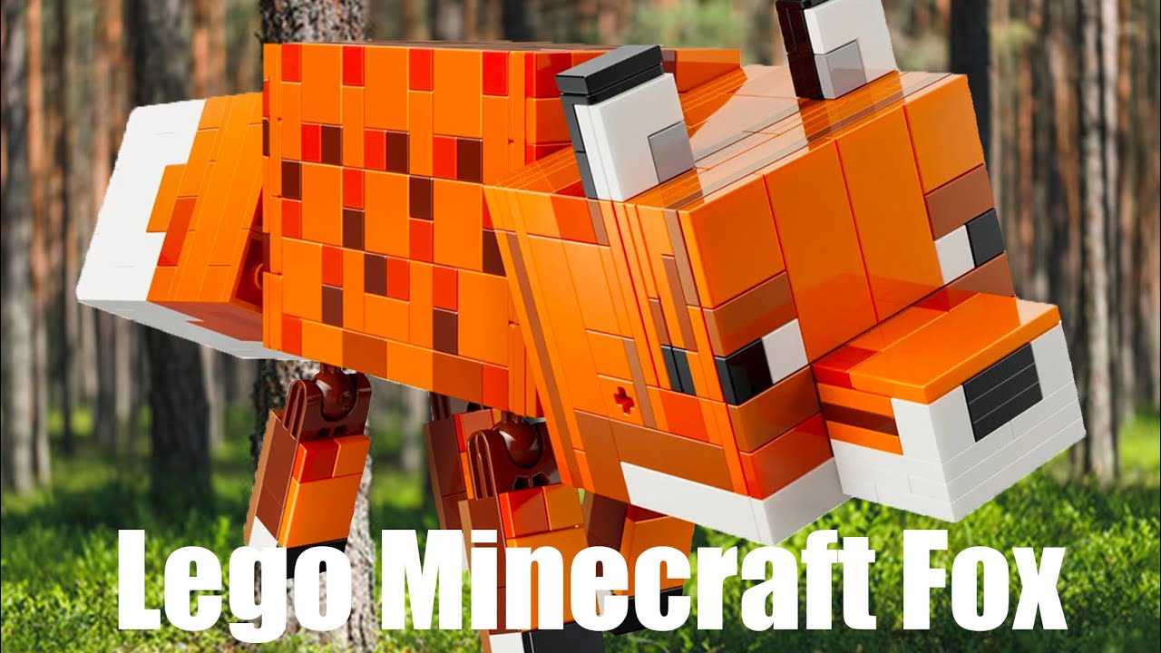 Lego Minecraft Fox Speed Build 