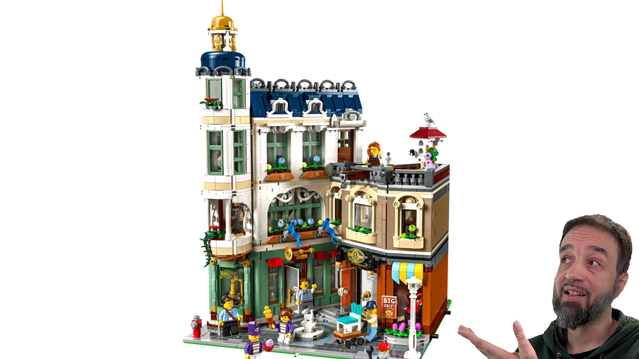 Официальная презентация модульных зданий LEGO 2026 года! Торговая улица, 3456 деталей, 250 доллар...