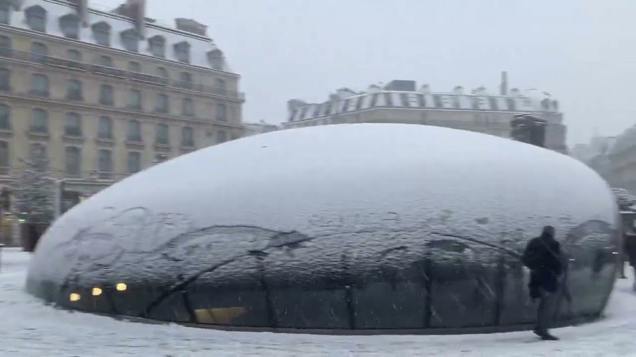 巴黎雪景2026 Paris neige2026