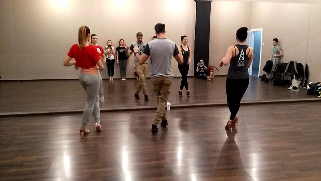 Salsa NY, footwork and partnerwork.