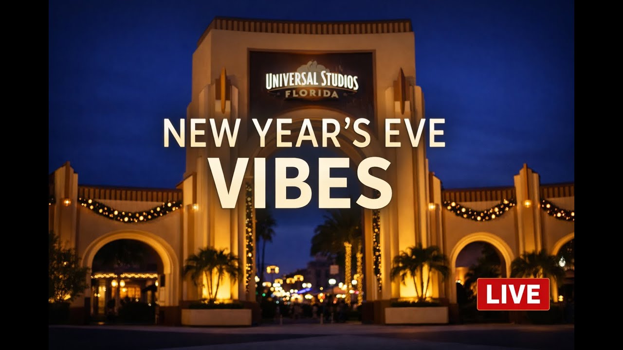 New Year&rsquo;s Eve Walkthrough LIVE | Universal Orlando Vibes