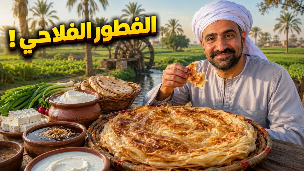 فطور في أحضان الريف المصري وجولة في طنطا مدينة السيد البدوي
