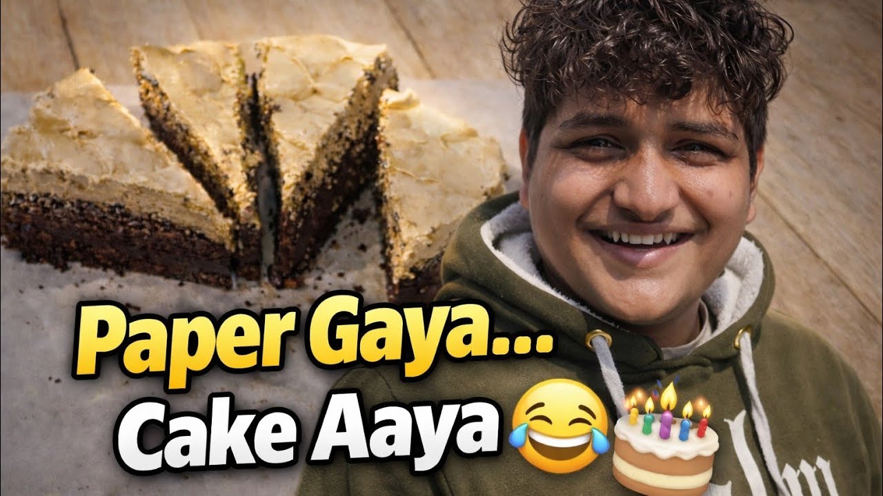 Paper Gaya… Cake Aaya 😂 | Exam Khatam Celebration 🎂