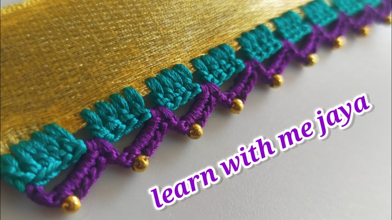 ಸೀರೆ ಕುಚ್ಚು# 247. #new  #bridalsareekuchu  #roundbead  #withbead  .learn #withme jaya