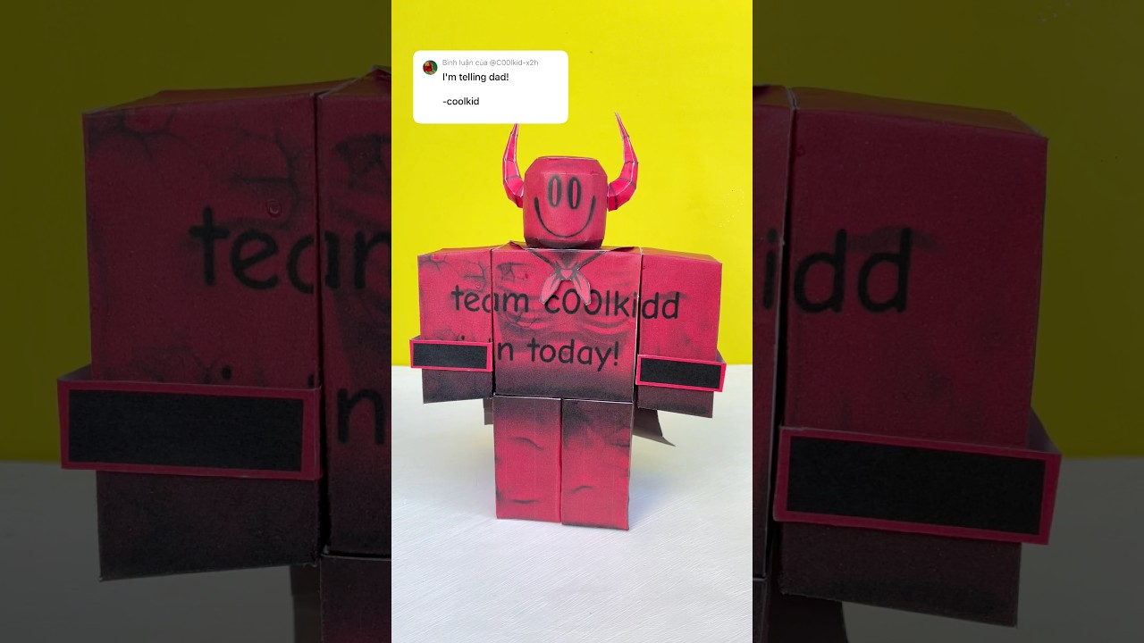 C00lkidd milestone 3 forsaken papercraft #forsaken #c00lkidd #roblox #shorts