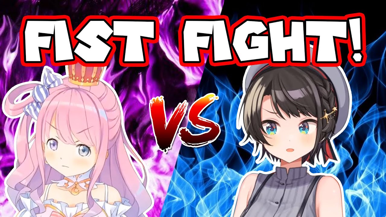 【HoloLive】Fist Fight Luna vs Subaru! (Lots of 