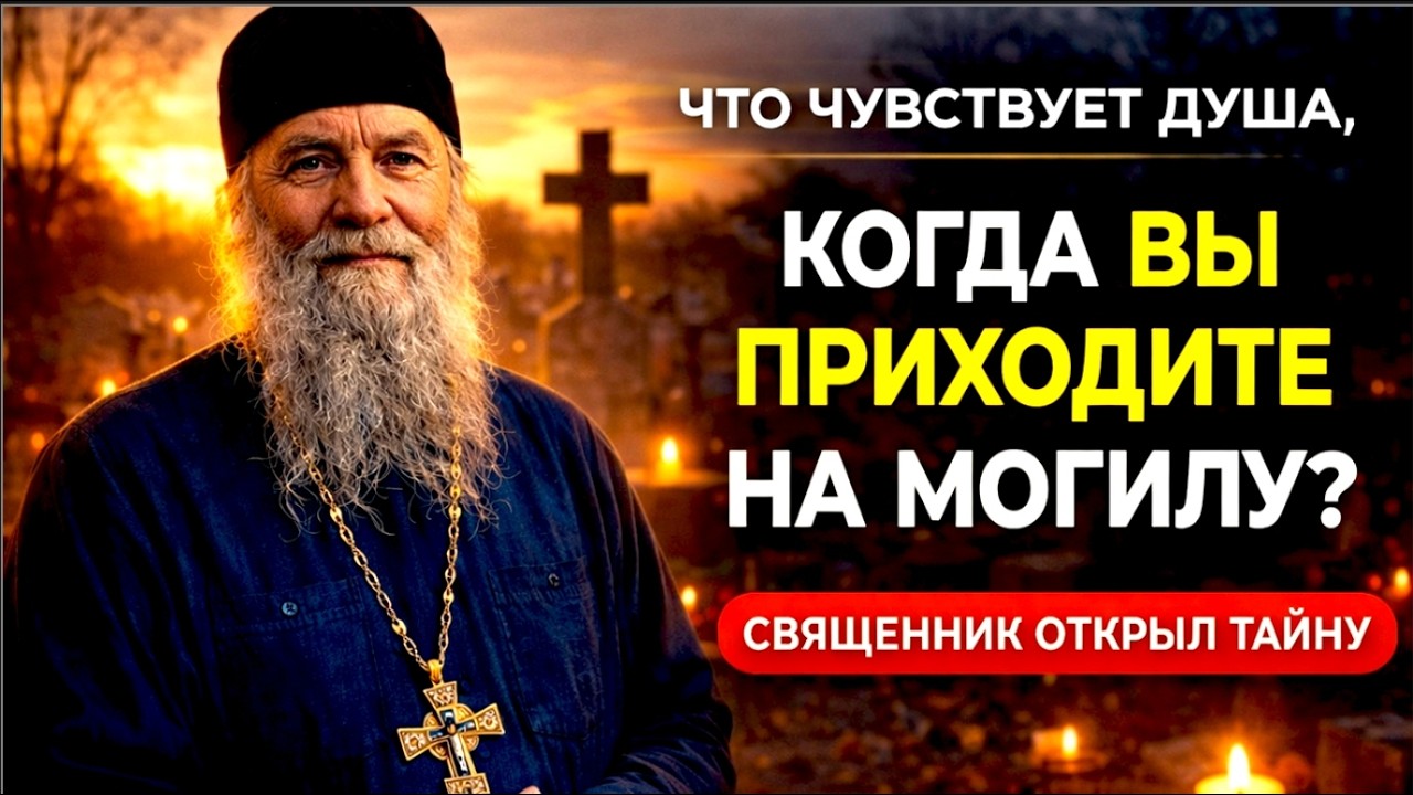 ЧТО ЧУВСТВУЕТ ДУША, КОГДА ВЫ ПРИХОДИТЕ НА МОГИЛУ? СВЯЩЕННИК ОТКРЫЛ ТАЙНУ