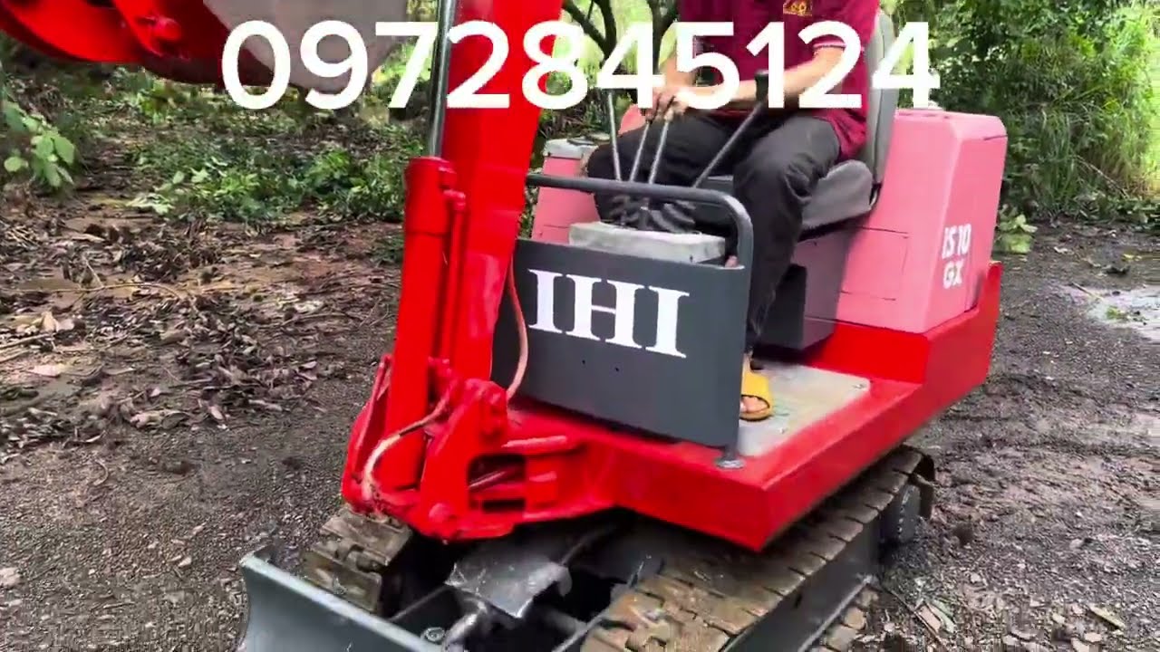 Xe đào mini làm vườn ihi is10 gx nồi đồng cối đá báo giá trong video 0972845124