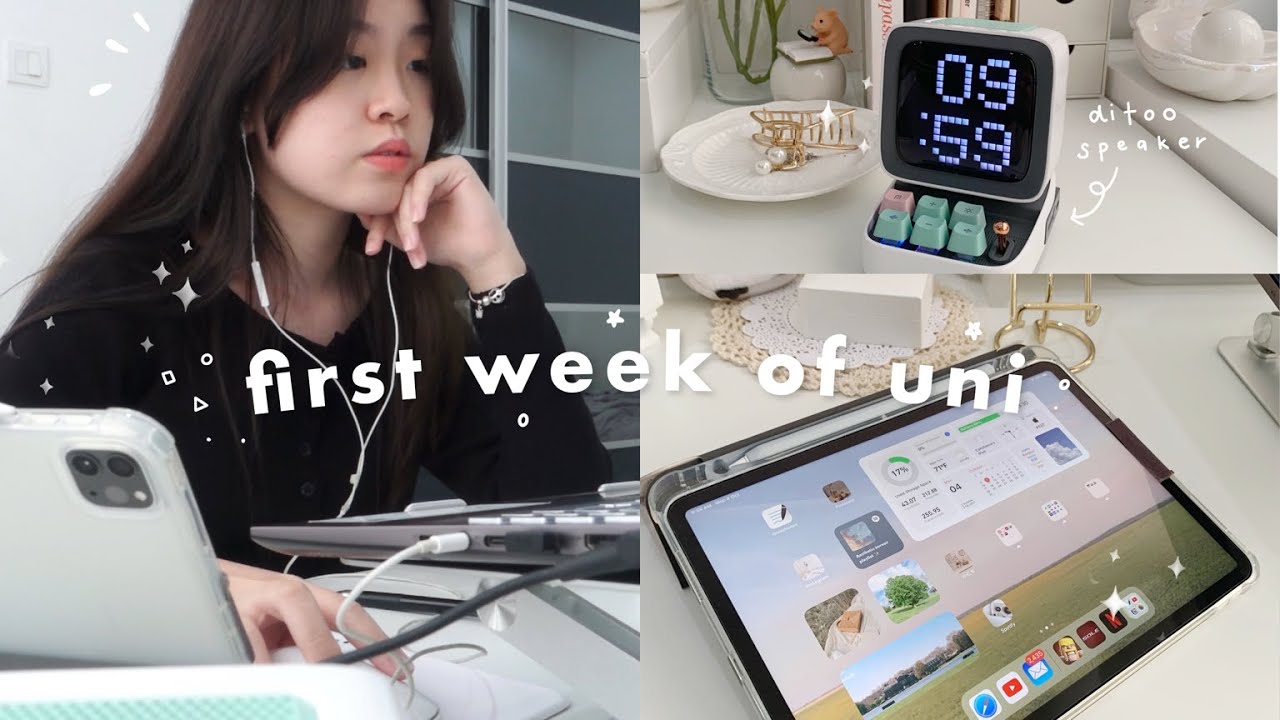 university vlog 🕰 first week of online classes + where i'm studying at (malaysia)