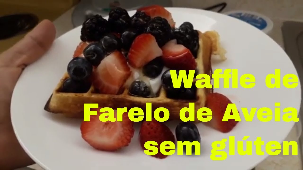 Waffle de Aveia - Sem Glúten | Receitas Dukan