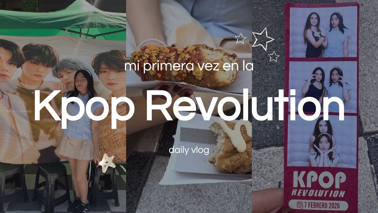 ᯓ★ MI PRIMERA VEZ en la Kpop Revolution 💗🍡✨  !! | haul K-Pop, comida coreana, random dance y más