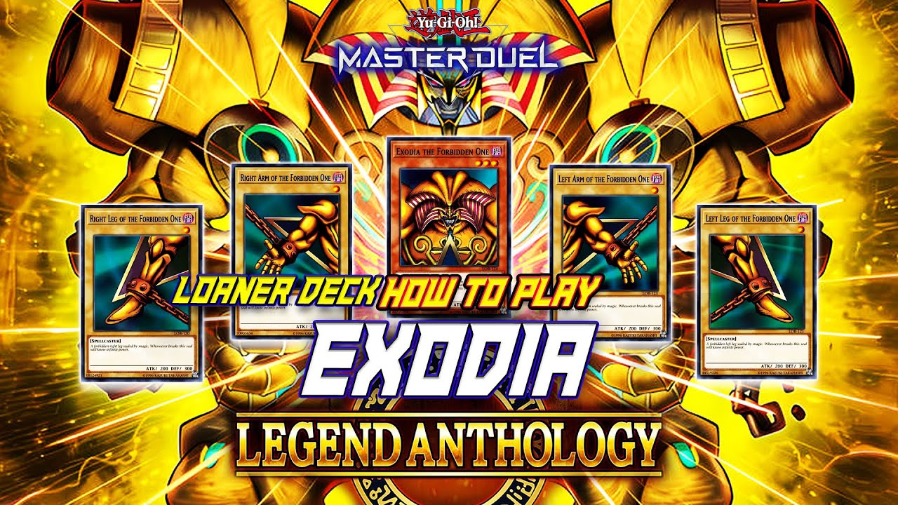 MASTER DUEL - HOW TO PLAY! LOANER DECK EXODIA - EVENT LEGENED ANTHOLOGY 2025