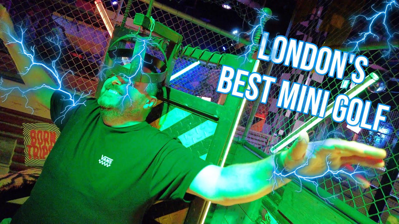 Miniature Golf with a Twist? London's Best Course with completely unique Elements #JunkyardGolf