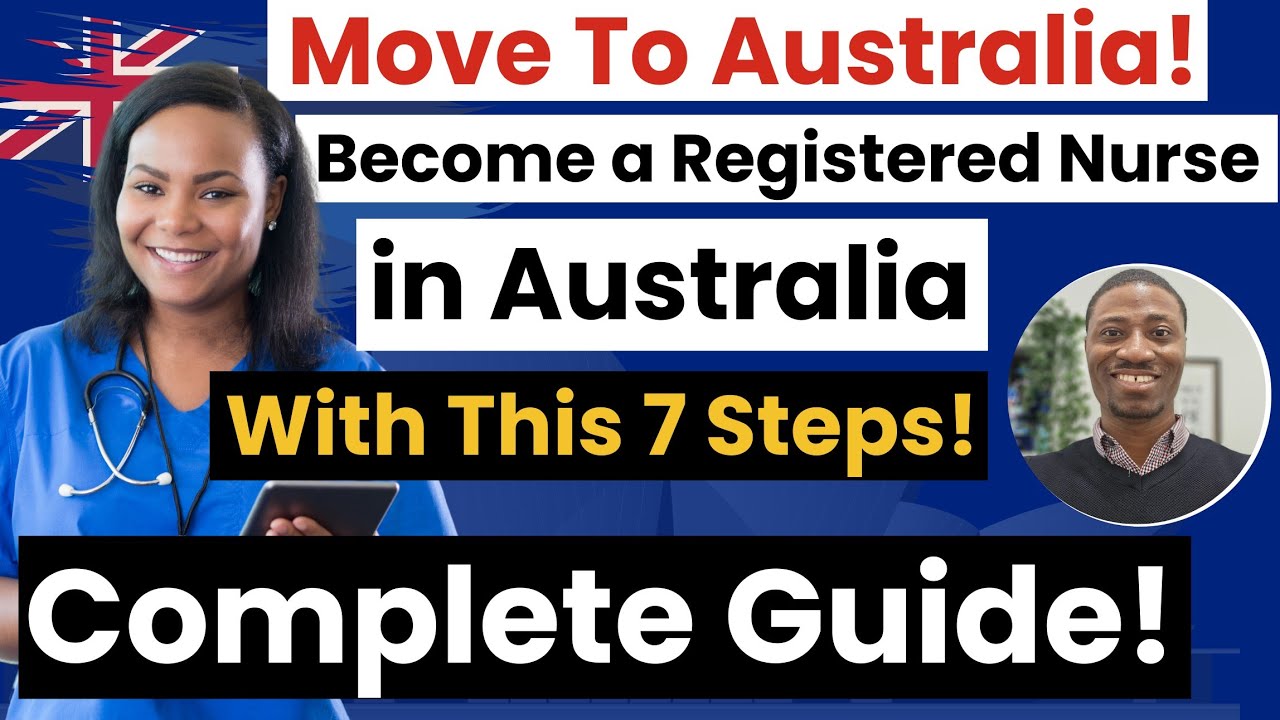 RN in Australia 2024! 🇳🇬🇮🇳 7 EASY Steps from Nigeria or India (Nurse Life!)