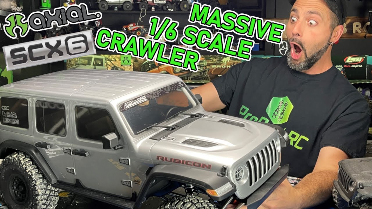AXIAL RACING SCX6 Jeep Wrangler Unlimited Rubicon 1/6 Scale RTR: UNBOXING, RUN, and REVIEW