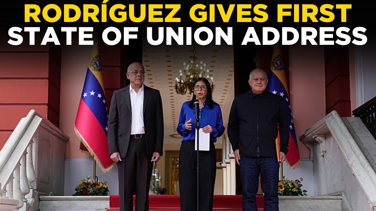 LIVE: Delcy Rodr&iacute;guez Addresses National Assembly in Historic First State of Union | WORLD NEWS LIVE