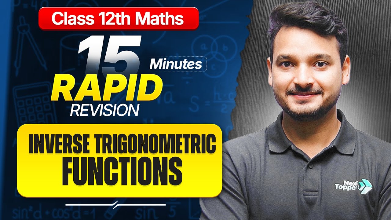 Inverse Trigonometric Functions (ITF) Class 12 RAPID REVISION | 12th Maths Chapter-2 One Shot