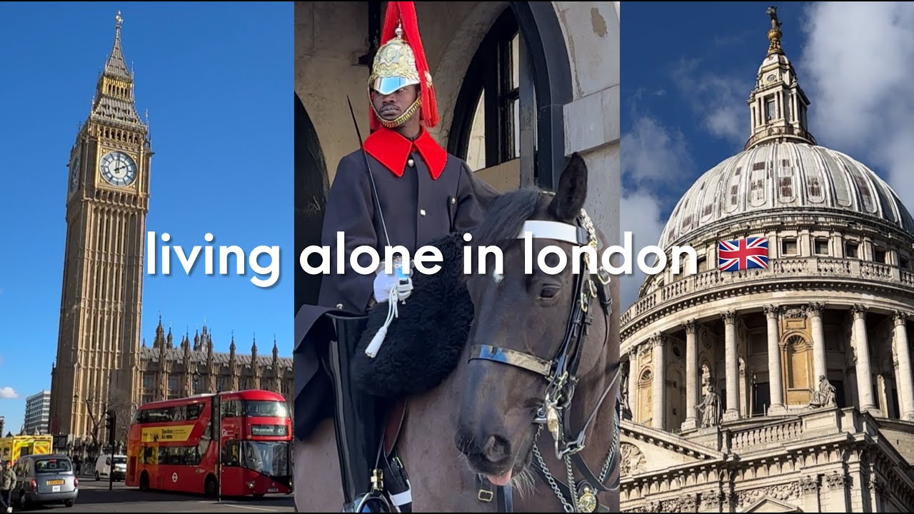 LONDON vlog 🇬🇧| taking my friend around the city, perfect weather, new restaurants, shopping