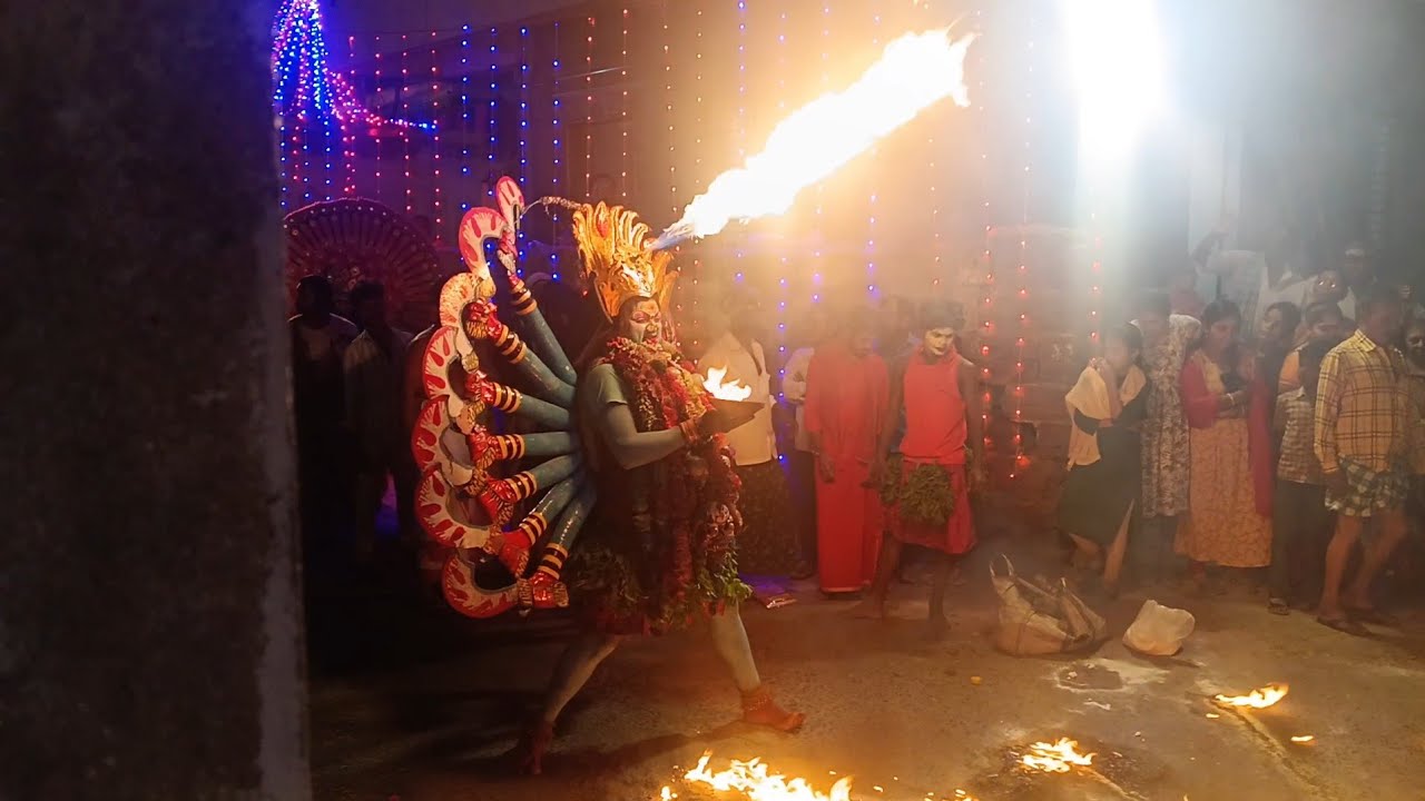Bhadrakali Devi Dance held in Chirala recently 