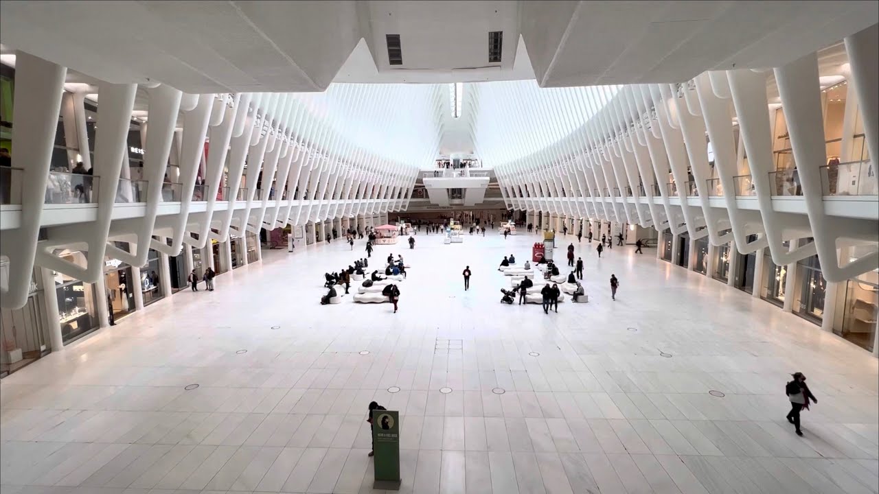 ASMR city ambiance Oculus World Trade Center New York 🗽 [NO LOOP]