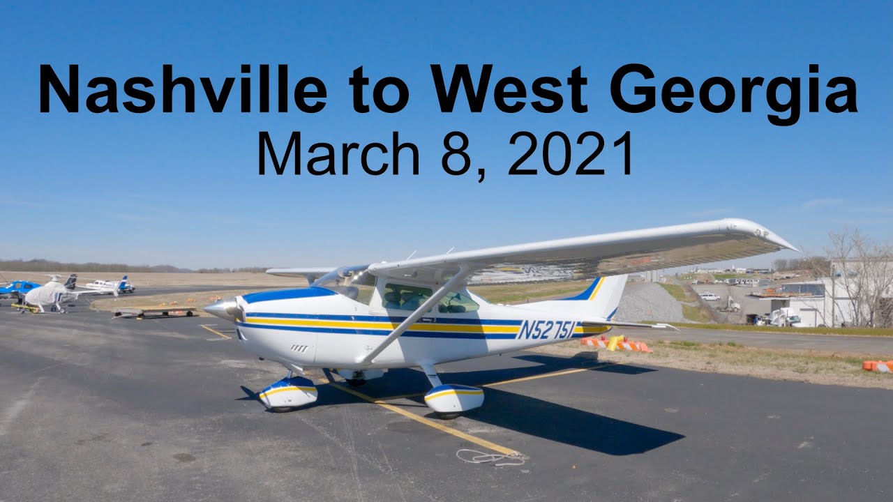 Cessna 182 Flight From Nashville to West Georgia