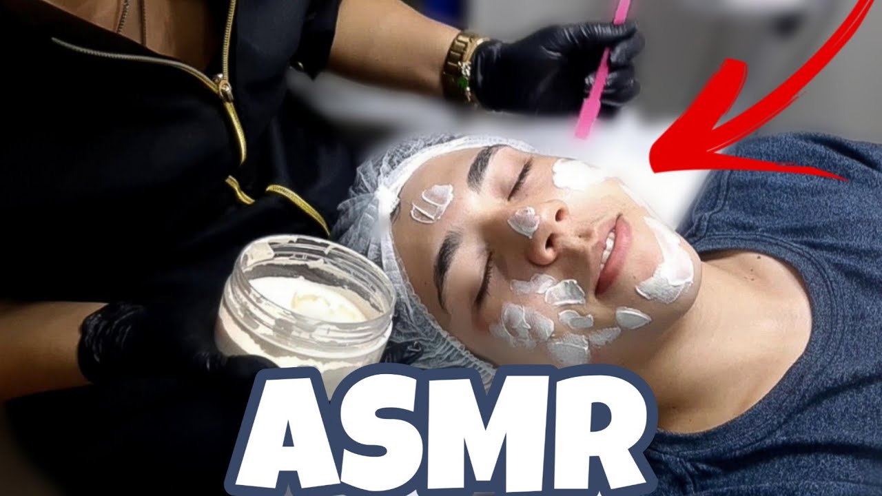 ASMR Português - Fazendo Uma Revitalização Facial Real Em Mim|Ft. Minha mãe