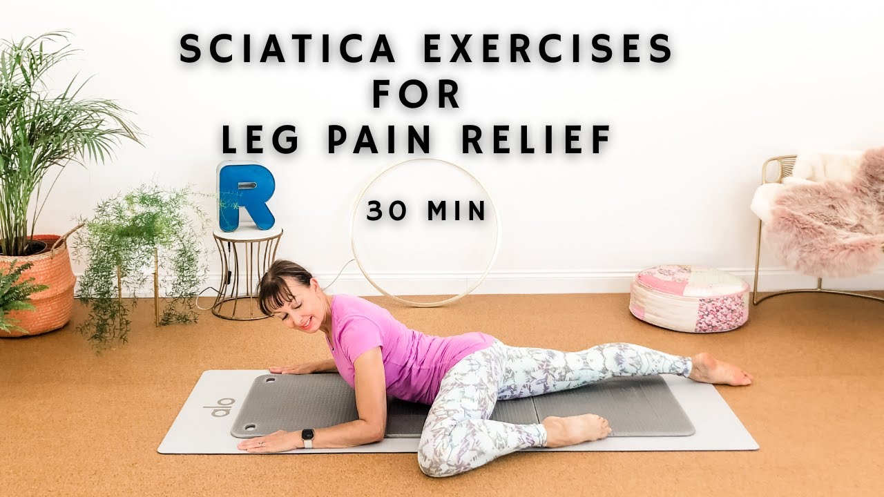 30 Minute Sciatica Exercises for Leg Pain Relief | Pilates for Painful Sciatica | 30 Mins