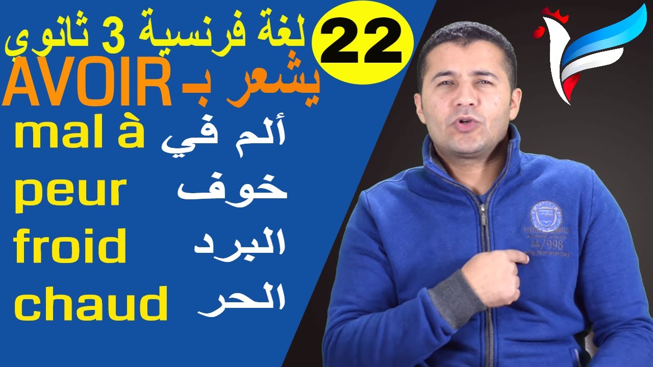 لغة فرنسية 3 ثانوي | الوحدة 4 | الدرس 3 | التعبير عن الألم الجسدي والمشاعر Sensations | فرنشاوي