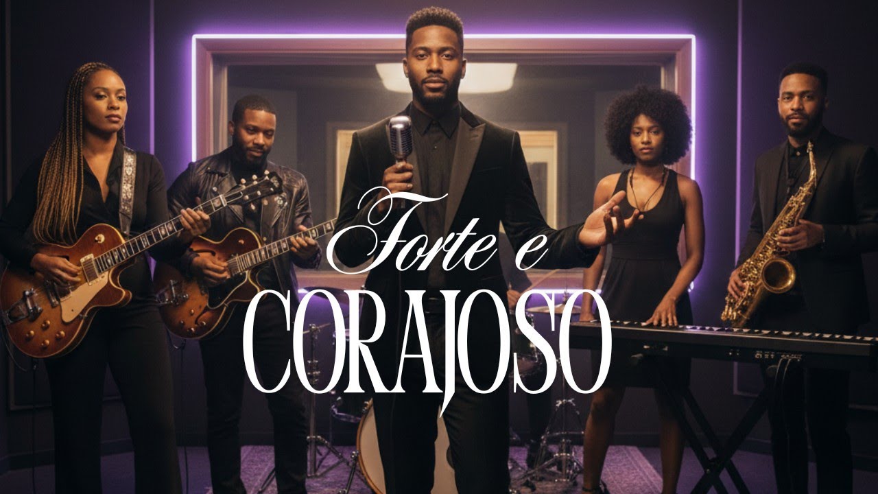 Forte e Corajoso  Louvor de Fé | Worship Gospel