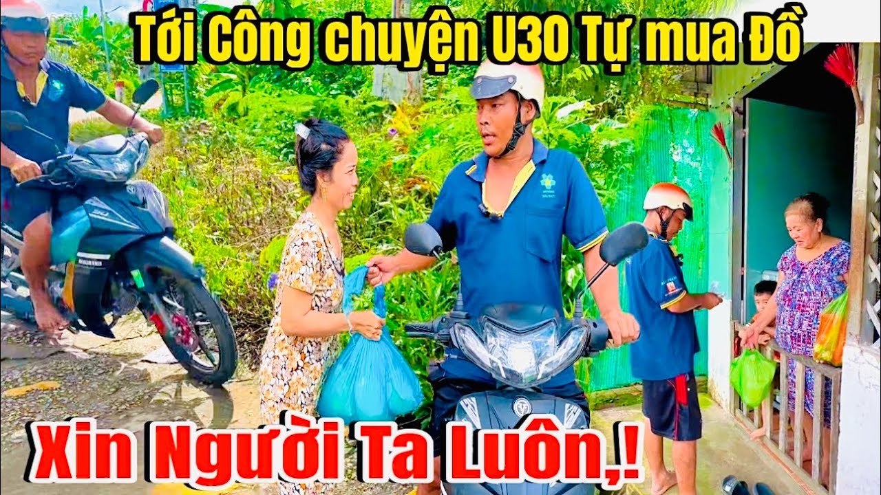 U30 Tiến Bộ Nhiều hơn Tự Mình Chạy Xe Mua Đồ Cho Vợ , Ai Thấy Cũng ngạc Nhiên,!