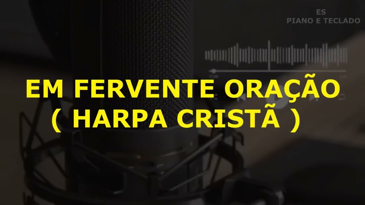Playback - Em Fervente Oração Amanda Wanessa [ Harpa Cristã ] #ComLegenda