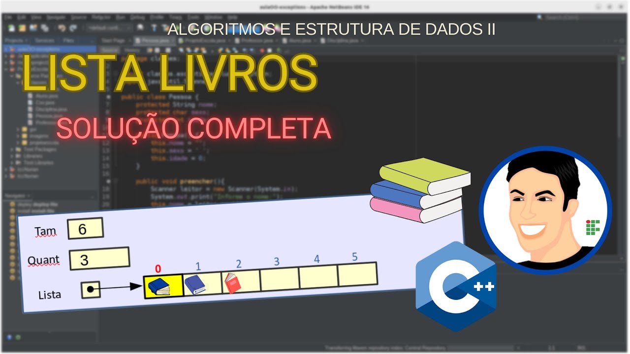 AEDsII 09.1 - Lista de Livros - Solução Completa