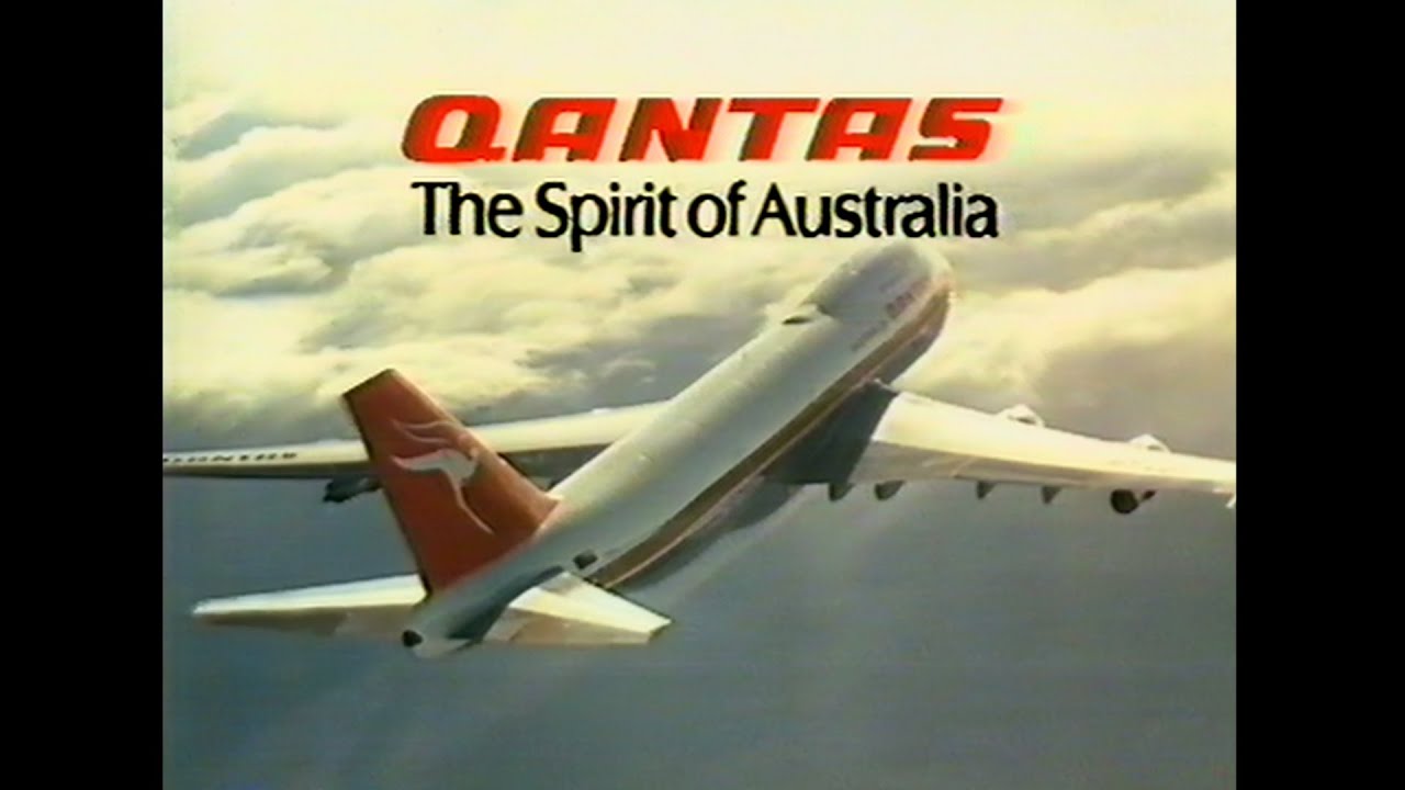 Qantas - The 'Spirit of Australia', the flying kangaroo -  Australian TV Ad 1982