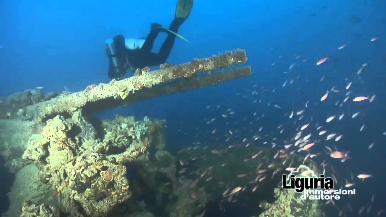 Wreck KT   Sestri Levante con relitti in Liguria