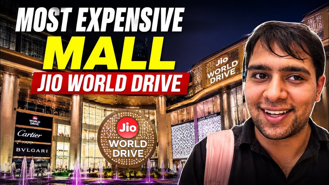 😱 Inside Mumbai&rsquo;s Most Expensive Mall | Jio World Drive Luxury Tour 2026 🇮🇳