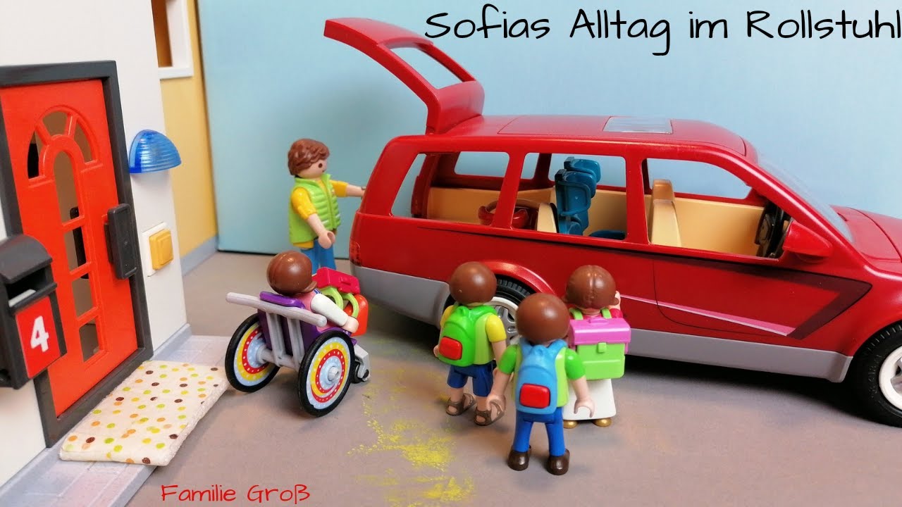 Playmobil Film deutsch - Sofias Alltag im Rollstuhl - Familie Groß
