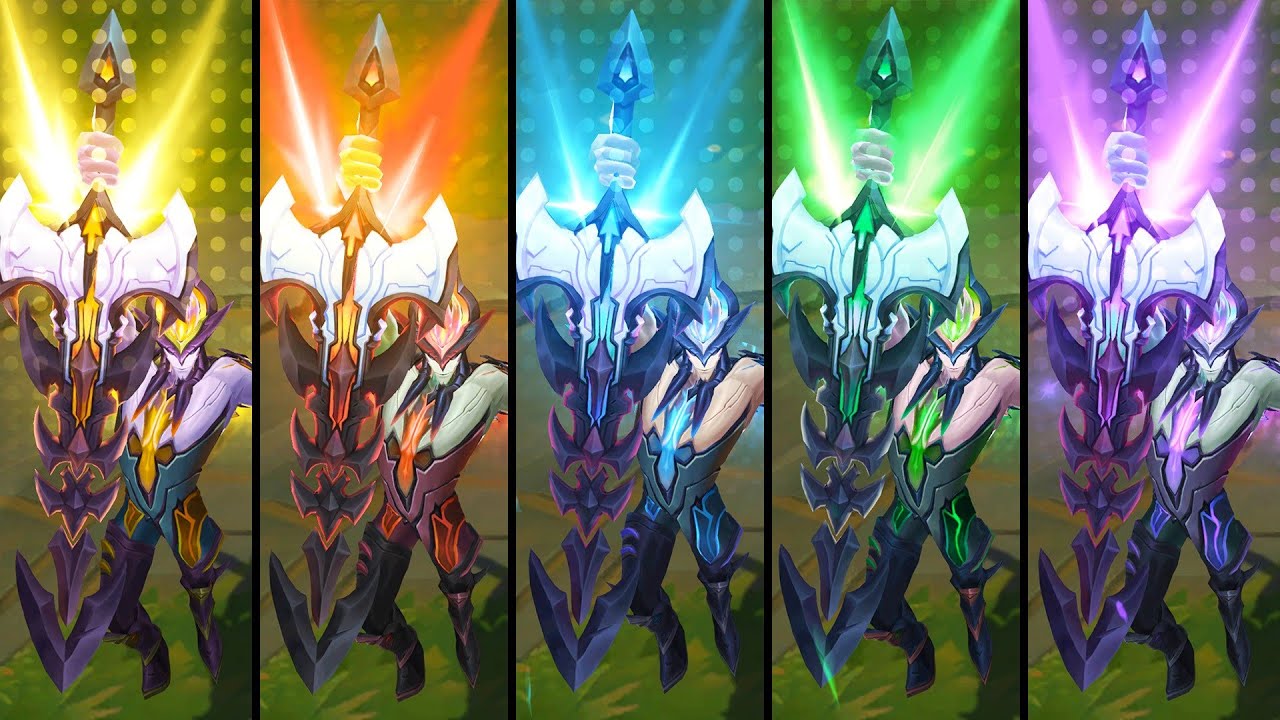 All Primordian Aatrox Chromas (League of Legends)