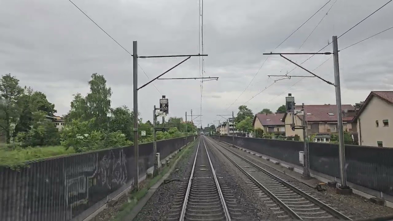 4K [Cab-ride] Bienne - Zürich, par la ligne à grande vitesse, en ICN
