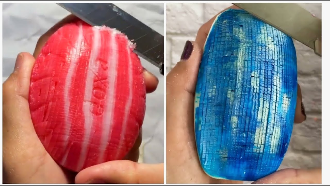 3X Speed Satisfying Soft Soap Cutting ASMR