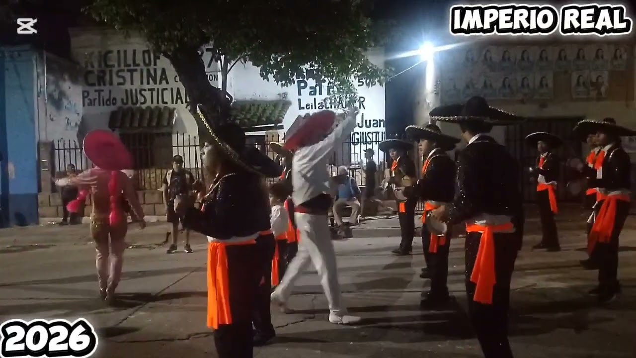La comparsa artística imperio real se presenta en los corsos de San Pedro de Jujuy 2026 noche 7