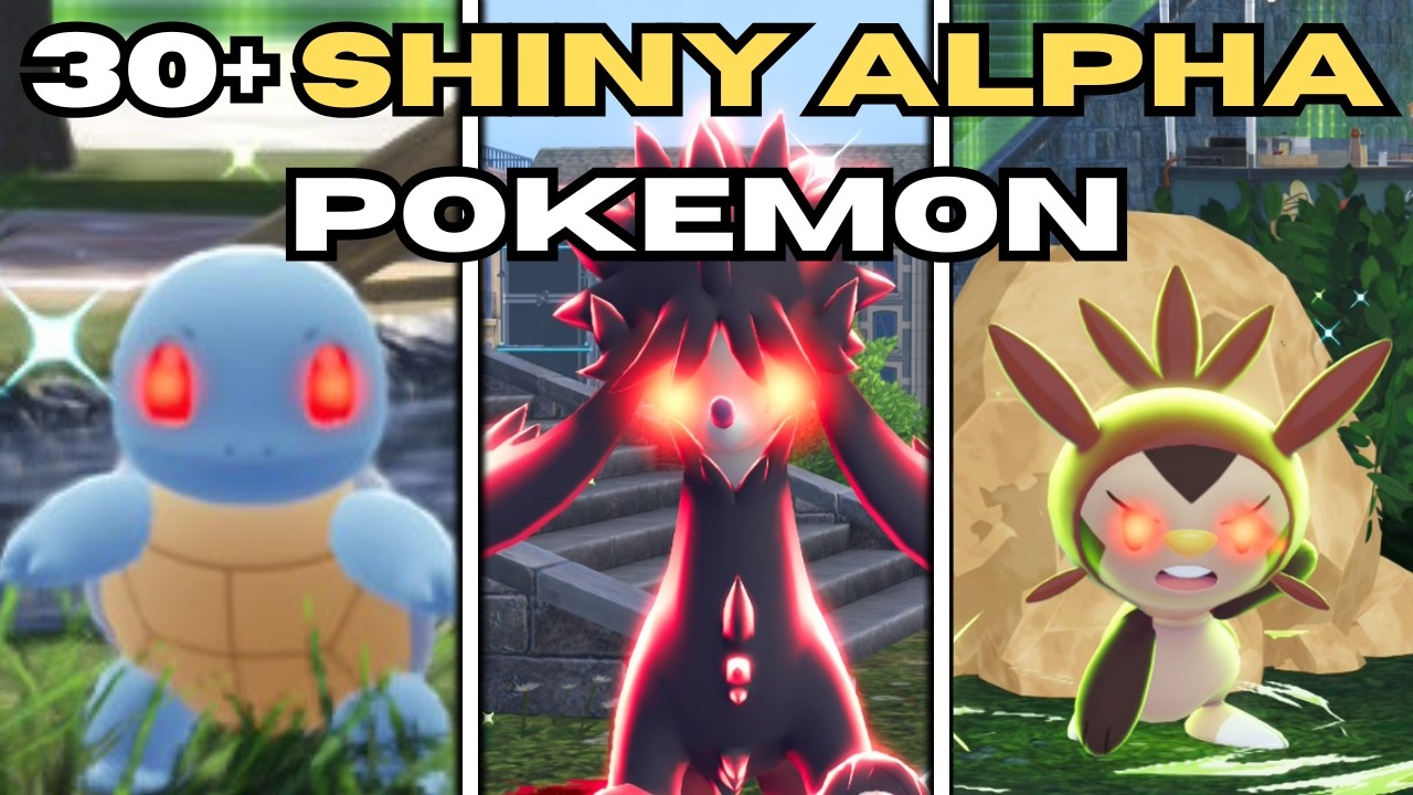 I caught a box of SHINY ALPHA Pokemon in Legends ZA!