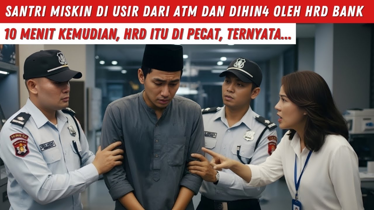 SANTRI MISKIN DIHIN4 DI ATM… 10 MENIT KEMUDIAN HRD ITU MEN4NGIS!