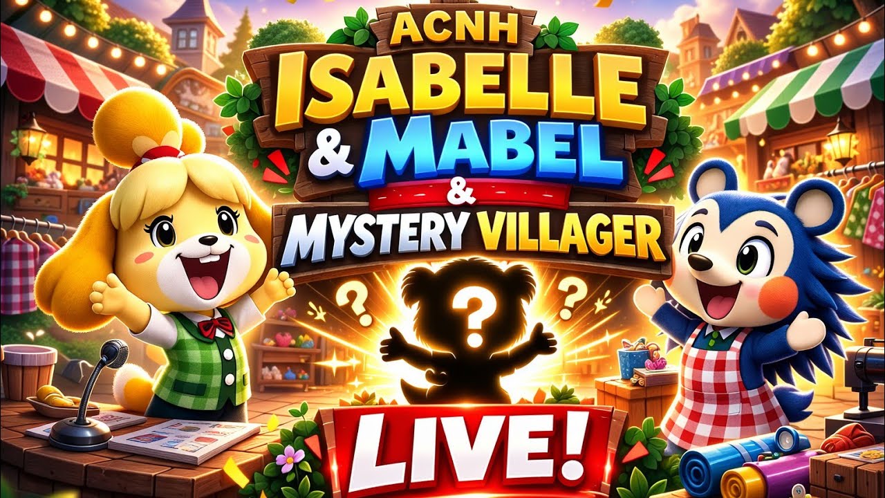 Isabelle & Mabel Joined Devilish Island With A Mystery Villager!