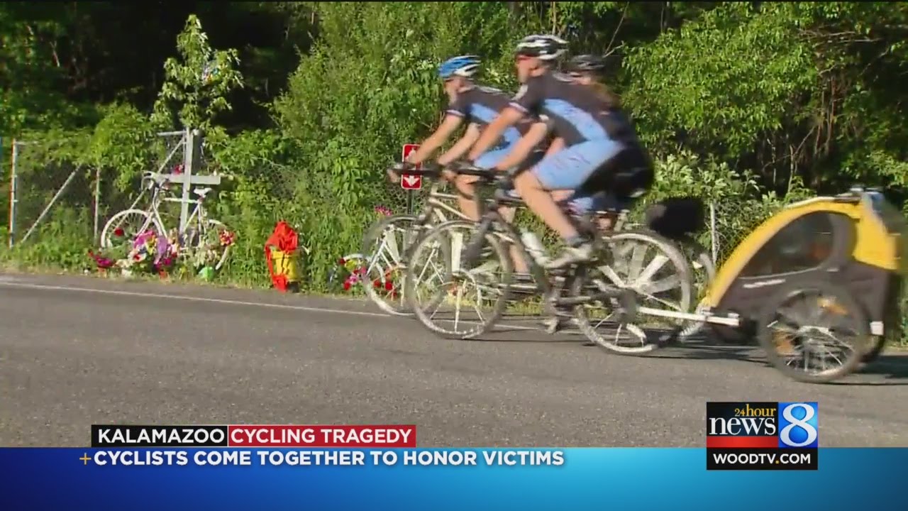 Cyclists honor 5 killed in Kalamazoo-area bike crash