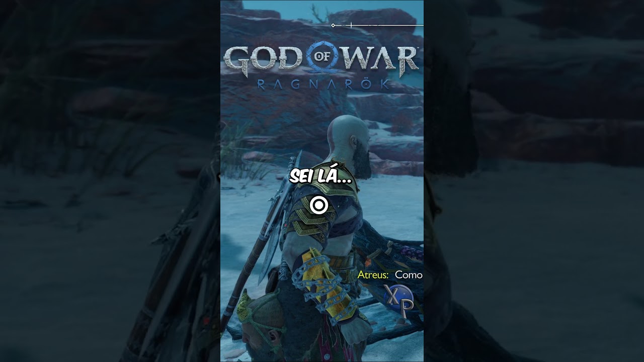 As L&acirc;minas do caos ficaram com Kratos para sempre! #godofwar #godofwarragnarok