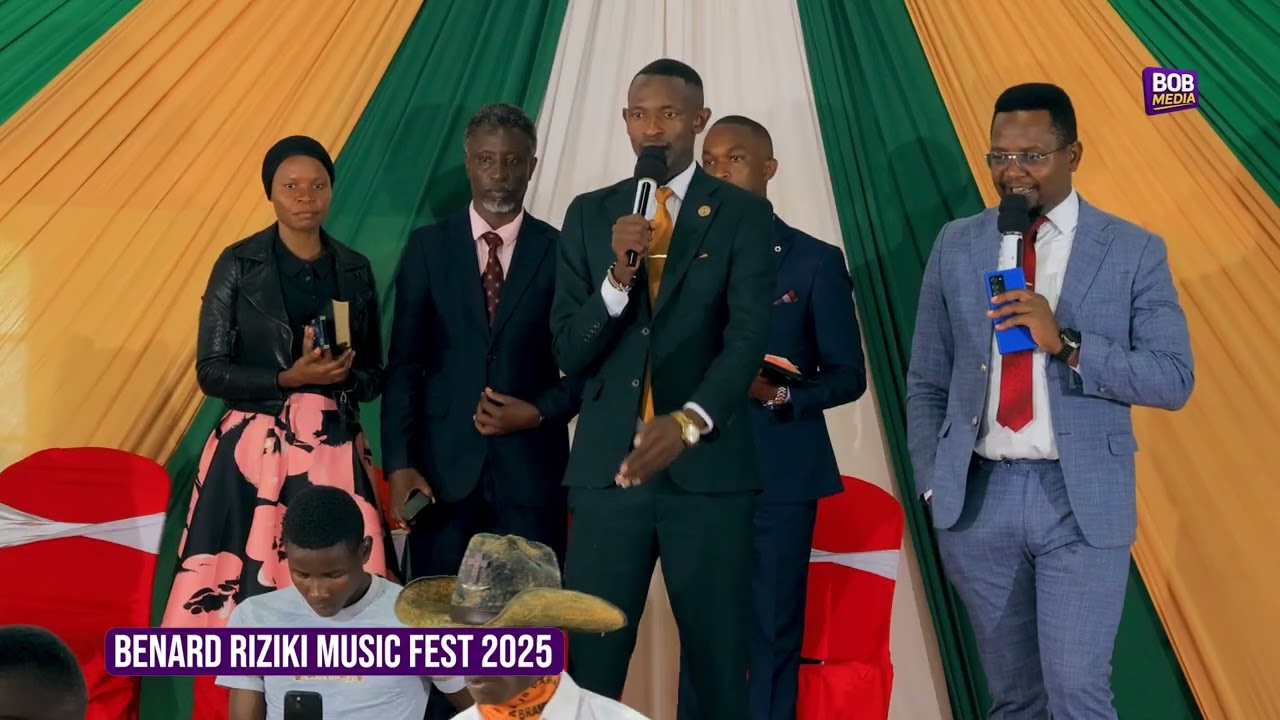 Benard Riziki Arrival at - All is Vanity Music Fest 2025.