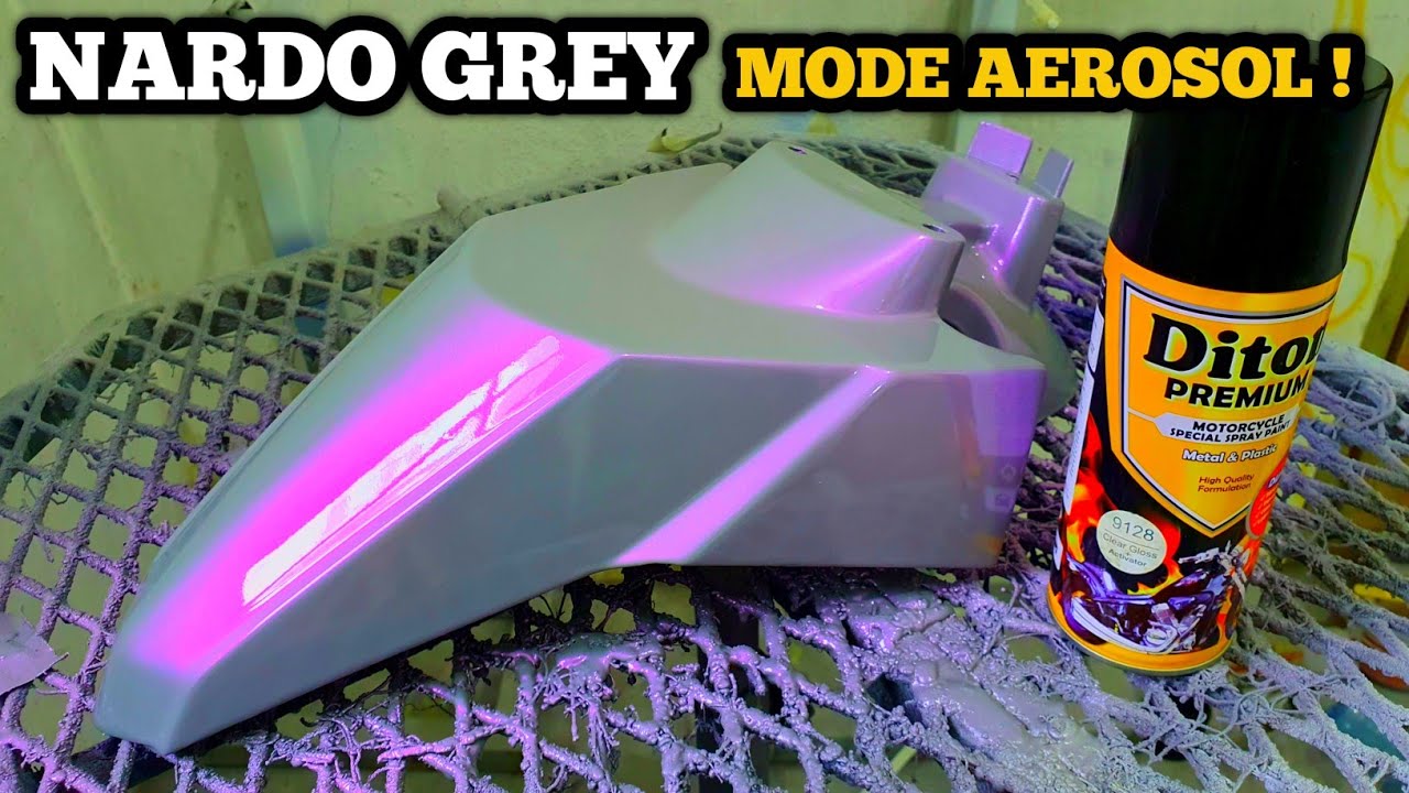CAKEP LAH WARNANYA !! Tren warna masa kini , Versi murah pakai cat aerosol diton premium Grey Violed