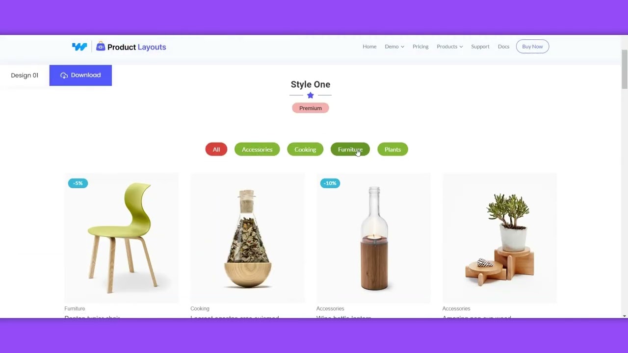 Product Layouts for WooCommerce.