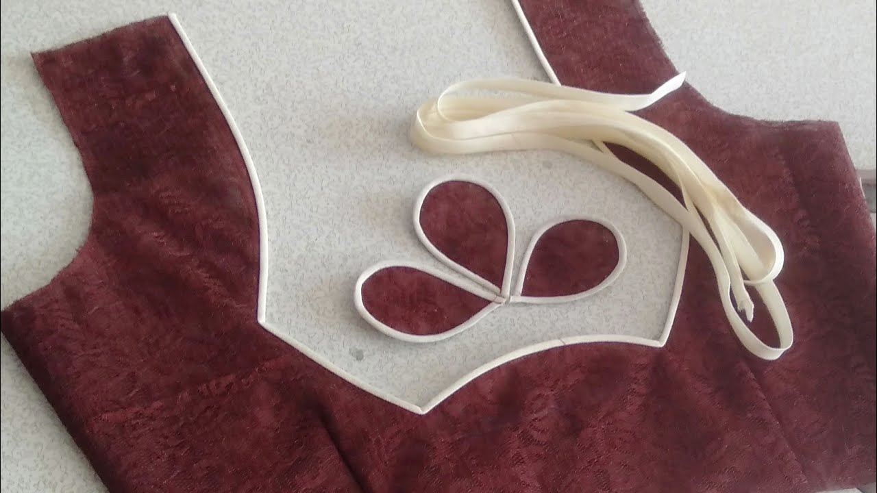 New blouse back gala design cutting and stitching#blousedesigns#dharafashion