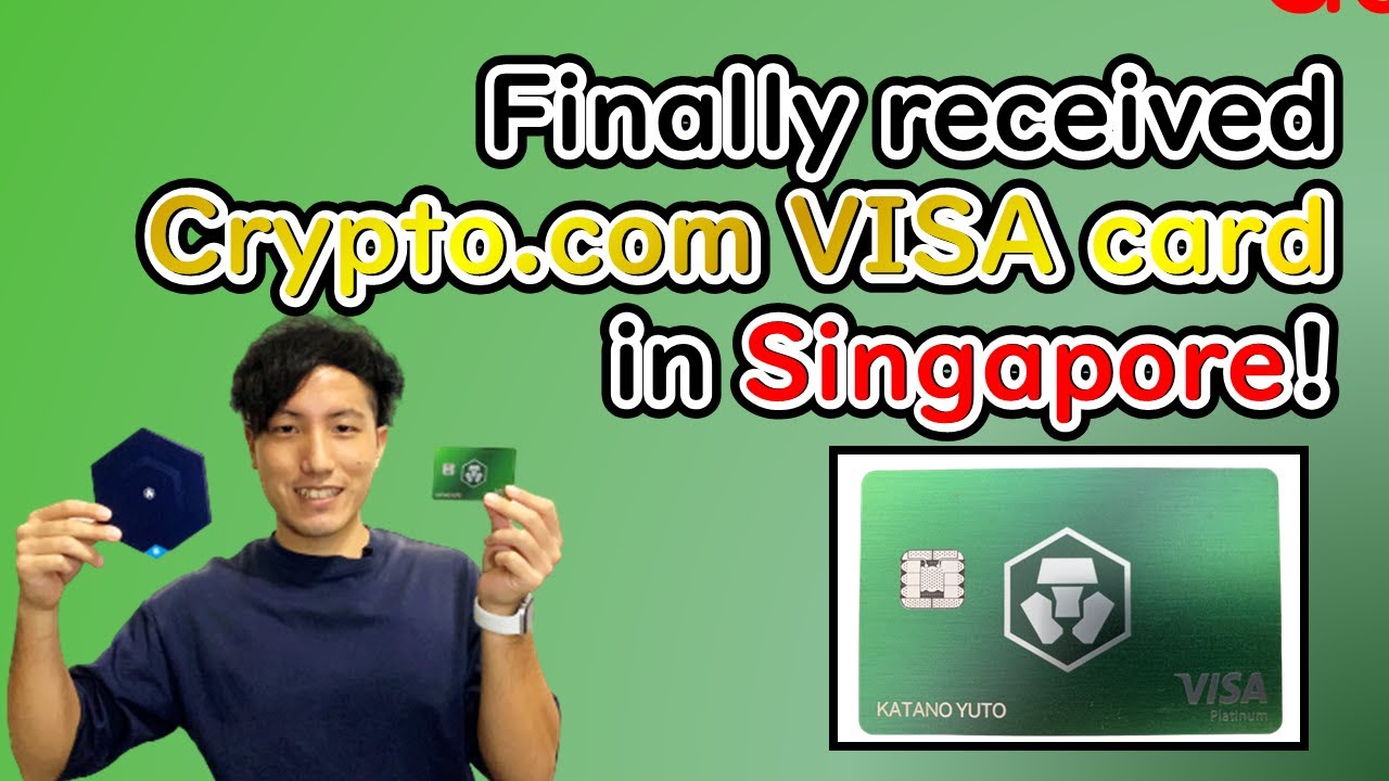 [English Sub] Finally got my Crypto.com VISA card Jade Green in Singapore : My Crypto Journey 1